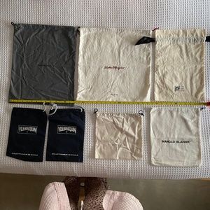 Designer Dust Bag Collection - 7 pieces